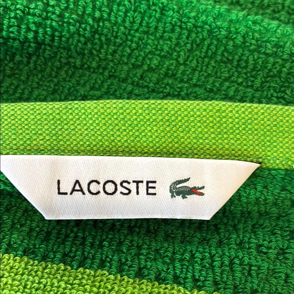 Lacoste Green Luxury Bath Towel Set
